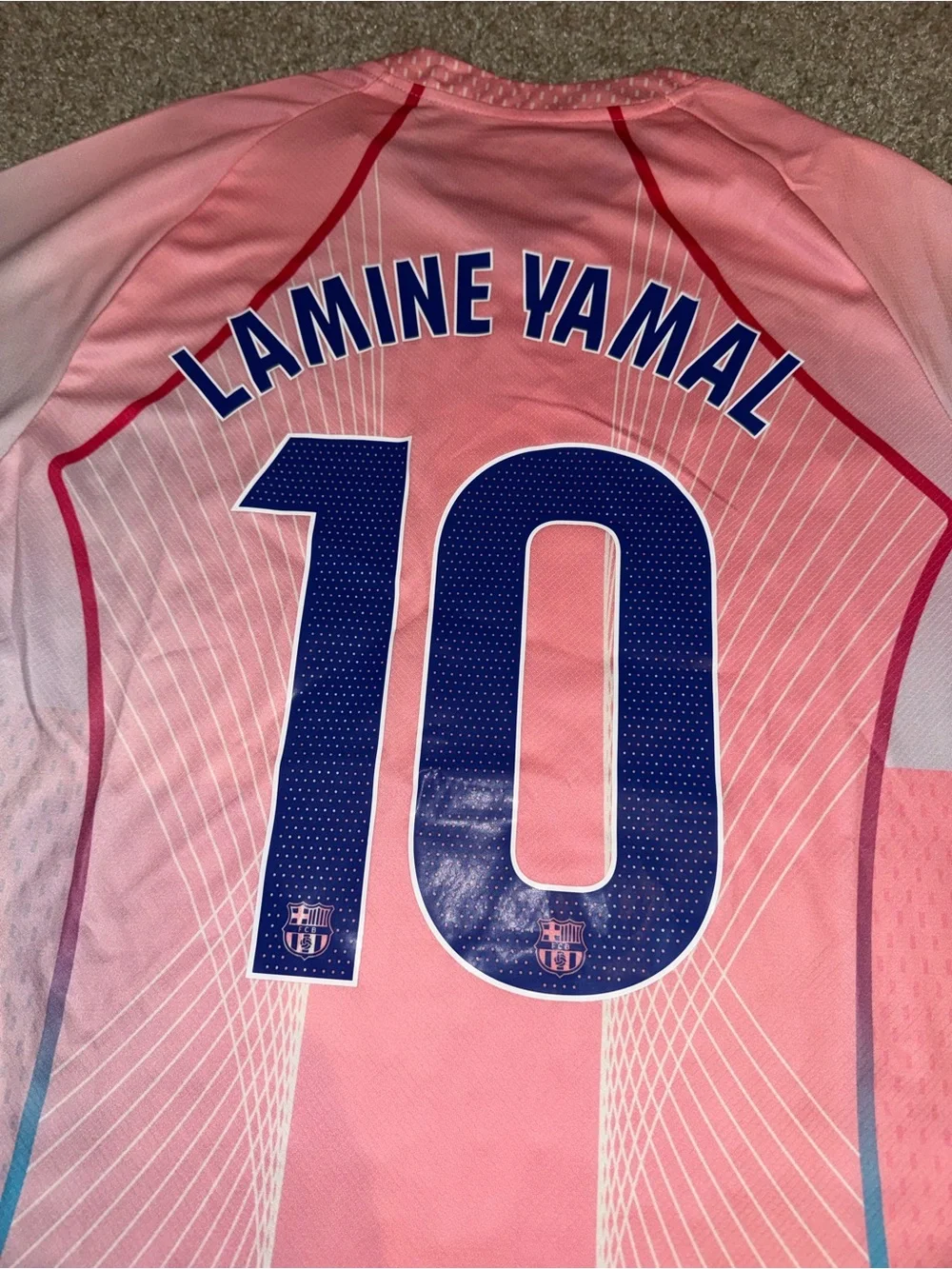 Nike FC Barcelona 2025/2026 Lamine Yamal #10 Special Edition Men’s Soccer Jersey - Picture 2 of 9